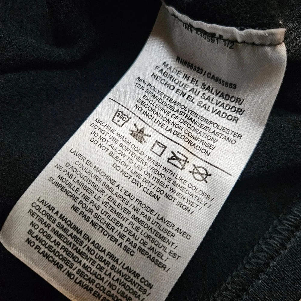 Nike Dri-FIT Small Black 1/4 Zip Fitted Long Sleeve Athletic Sweatshirt - Picture 10 of 10